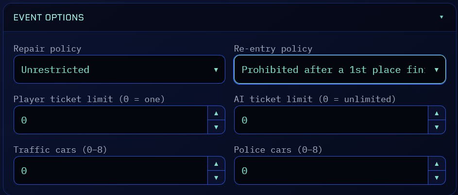 Event Options